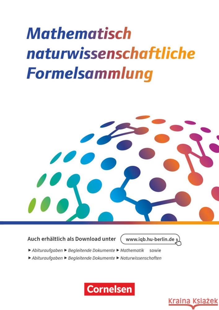 Das große Tafelwerk - neue Generation - MINT-Formelsammlung bis zum Abitur - Alle Bundesländer  9783060009619 Cornelsen Verlag - książka