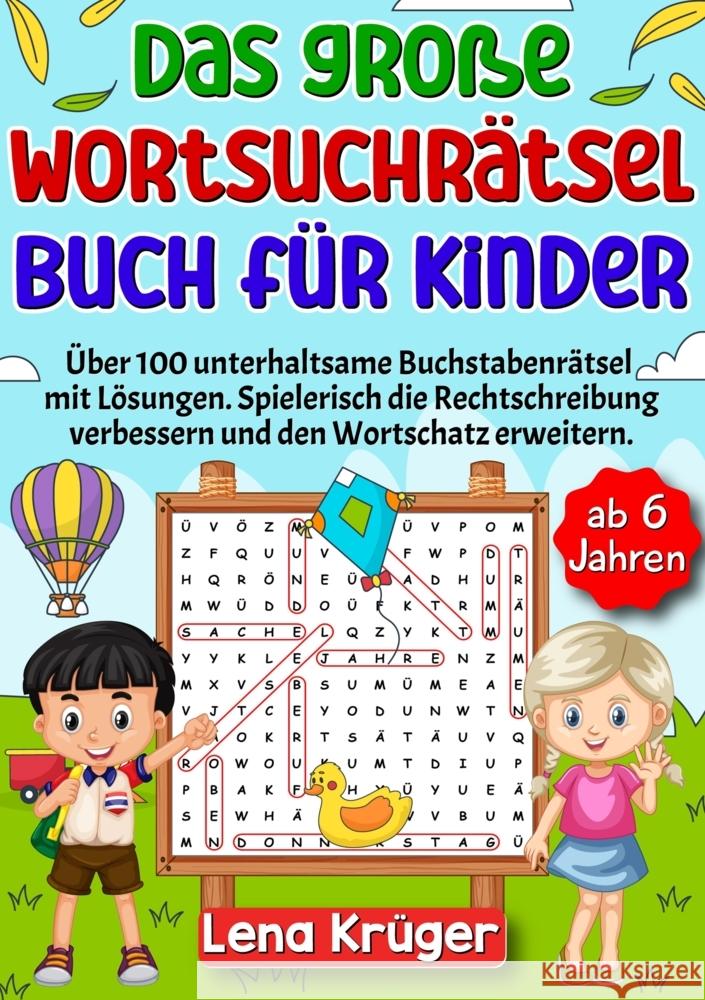Das große Wortsuchrätsel Buch für Kinder ab 6 Jahren Krüger, Lena 9783384132864 Nova Mente Verlag - książka
