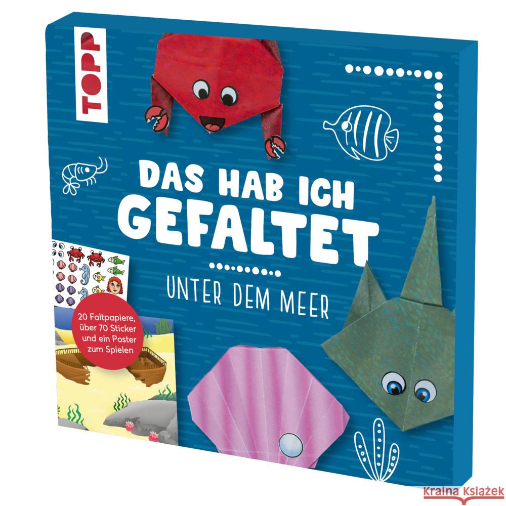 Das hab ich gefaltet Mini-Papierset - Unter dem Meer Pypke, Susanne 4007742181765 Frech - książka