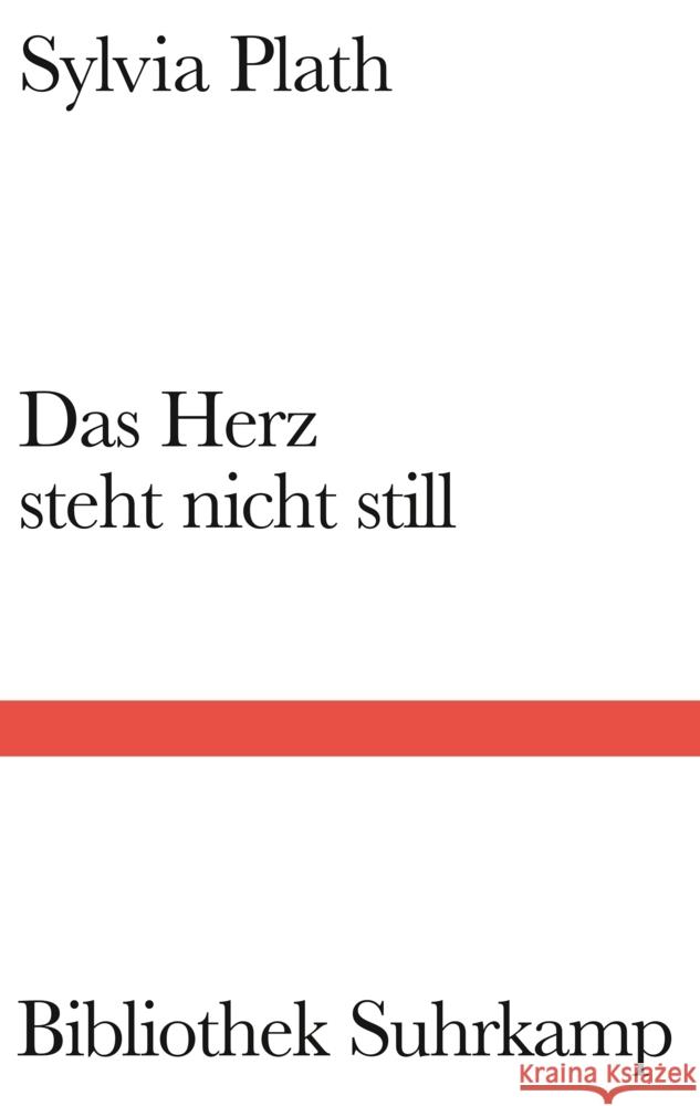 Das Herz steht nicht still Plath, Sylvia 9783518225417 Suhrkamp - książka