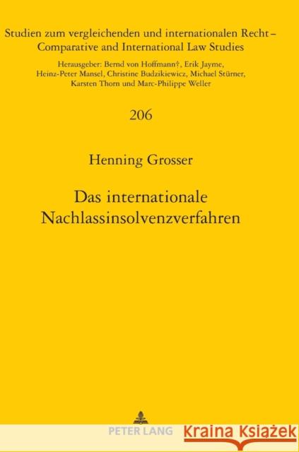 Das internationale Nachlassinsolvenzverfahren Thorn, Karsten 9783631800492 Peter Lang AG - książka