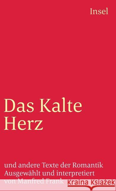 Das kalte Herz  9783458320302 Insel Verlag - książka