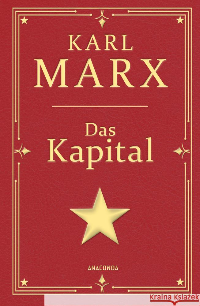 Das Kapital. Gebunden in Cabra-Leder, mit Goldprägung Marx, Karl 9783730613979 Anaconda - książka