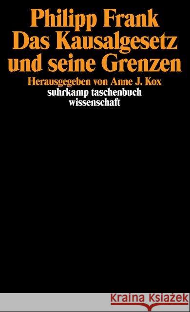 Das Kausalgesetz und seine Grenzen Frank, Philipp 9783518283349 Suhrkamp - książka