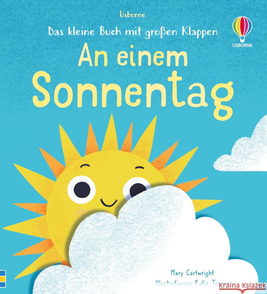 Das kleine Buch mit großen Klappen: An einem Sonnentag Cartwright, Mary 9781789419023 Usborne Verlag - książka