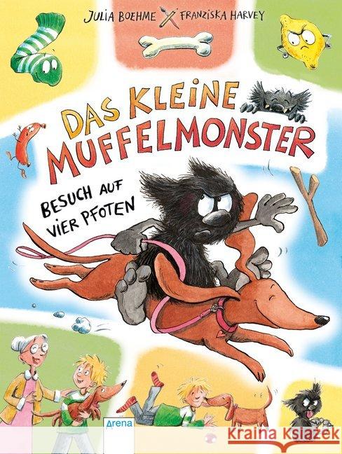 Das kleine Muffelmonster - Besuch auf vier Pfoten Boehme, Julia 9783401715445 Arena - książka