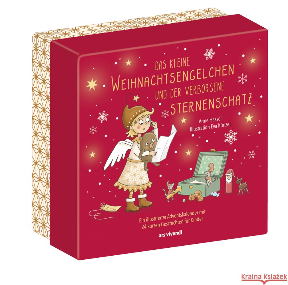 Das kleine Weihnachtsengelchen und der verborgene Sternenschatz Hassel, Anne 4250364119559 ars vivendi - książka