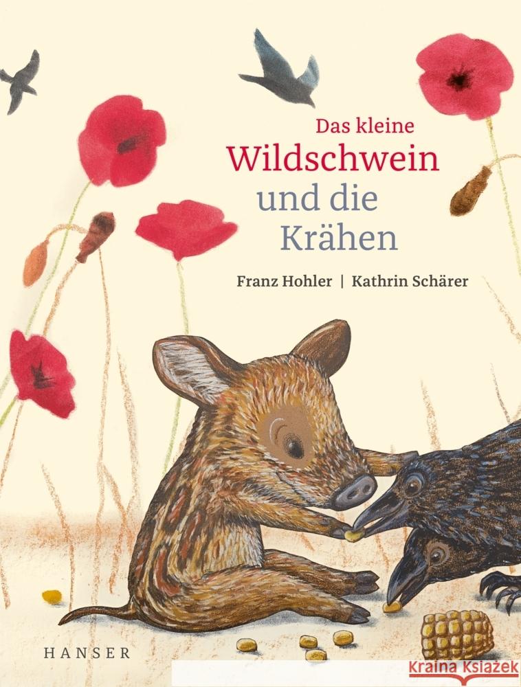 Das kleine Wildschwein und die Krähen Hohler, Franz, Schärer, Kathrin 9783446276000 Hanser - książka