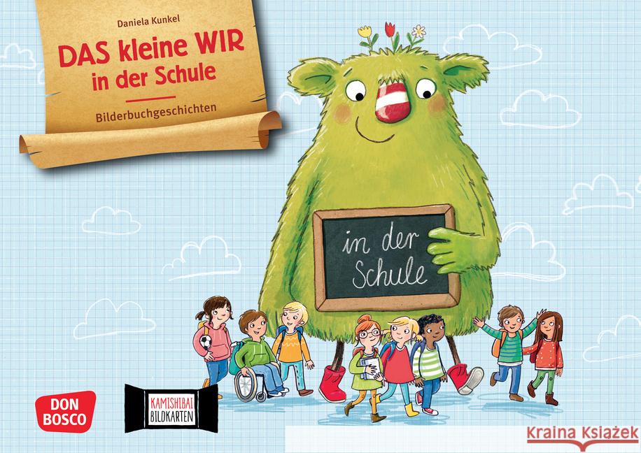 Das kleine WIR in der Schule. Kamishibai Bildkartenset Kunkel, Daniela 4260694922521 Don Bosco Medien - książka