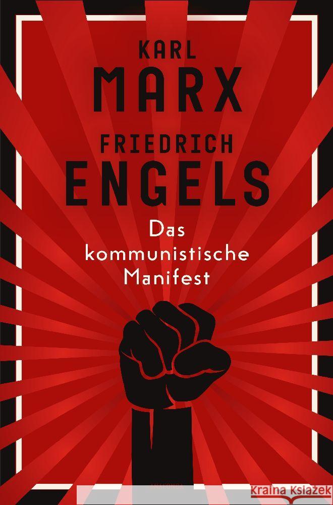 Das kommunistische Manifest. Schmuckausgabe mit Farbschnitt Marx, Karl, Engels, Friedrich 9783730614495 Anaconda - książka