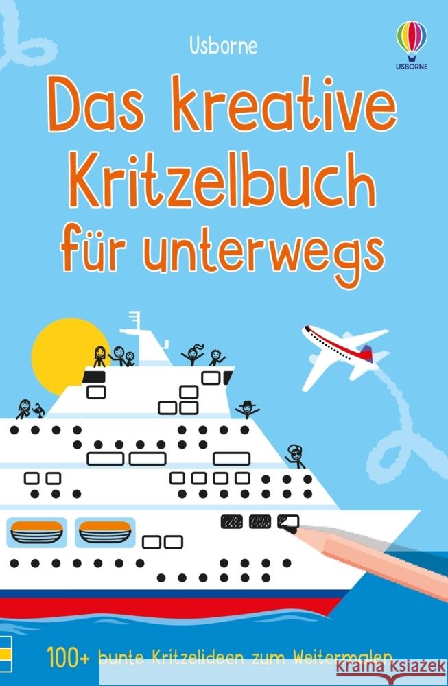 Das kreative Kritzelbuch für unterwegs  9781035701629 Usborne Verlag - książka