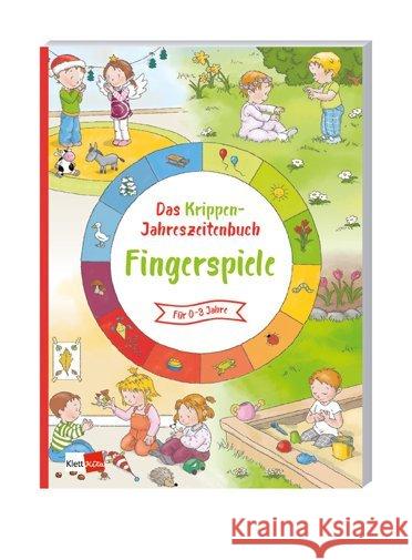 Das Krippen-Jahreszeitenbuch - Fingerspiele  9783960460848 Klett Kita - książka