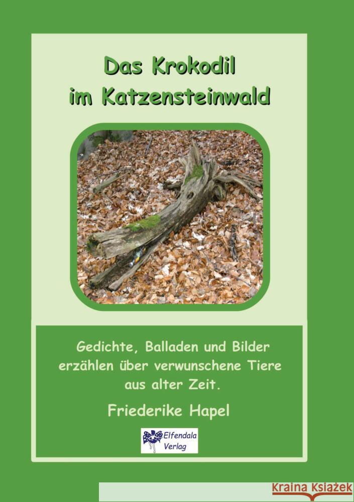 Das Krokodil im Katzensteinwald Hapel, Friederike 9783347470620 Elfendala Verlag - książka