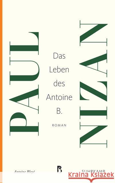 Das Leben des Antoine B. Nizan, Paul 9783518469903 Suhrkamp - książka