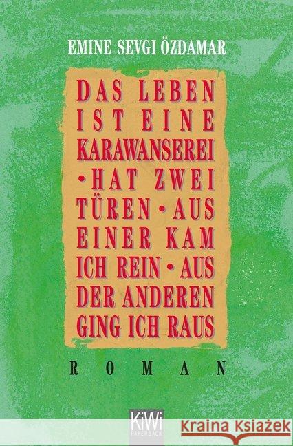 Das Leben Ist Eine Karawansere E. Ozdamar 9783462023190 Verlag Kiepenheuer & Witsch GmbH & Co KG - książka