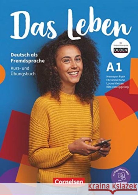 Das Leben: Kurs- und  Ubungsbuch A1 inkl. Audios, Videos, Texten und  Ubunge  9783061220891 Cornelsen Verlag - książka