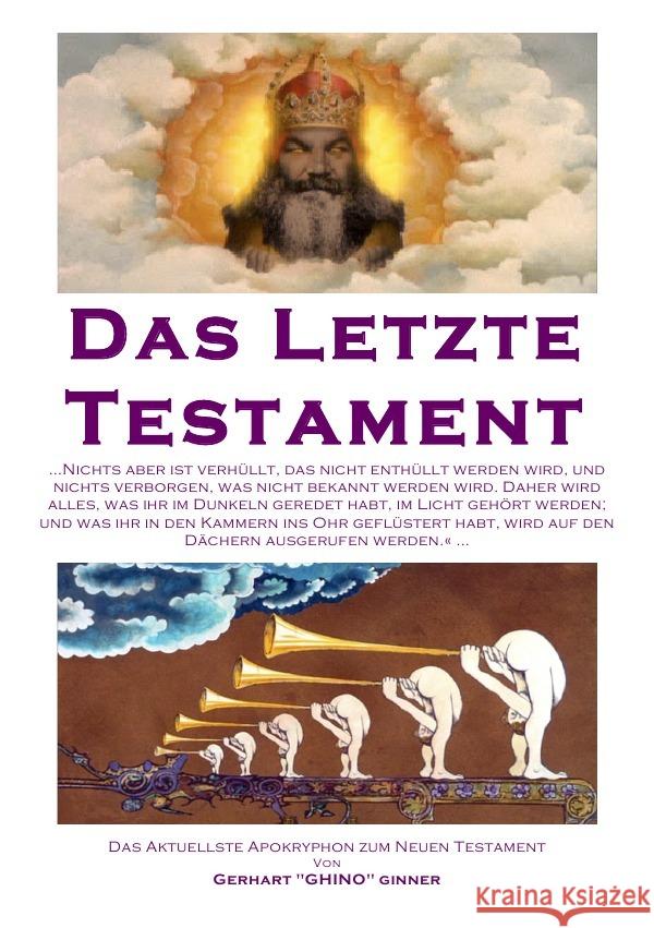 das letzte Testament ginner, gerhart 9783737564786 epubli - książka