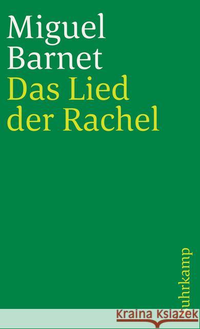 Das Lied der Rachel Barnet, Miguel 9783518374665 Suhrkamp - książka