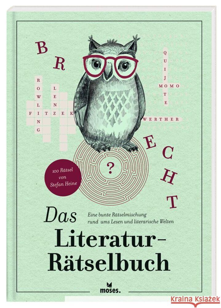 Das Literatur-Rätselbuch Heine, Stefan 9783964551627 moses. Verlag - książka