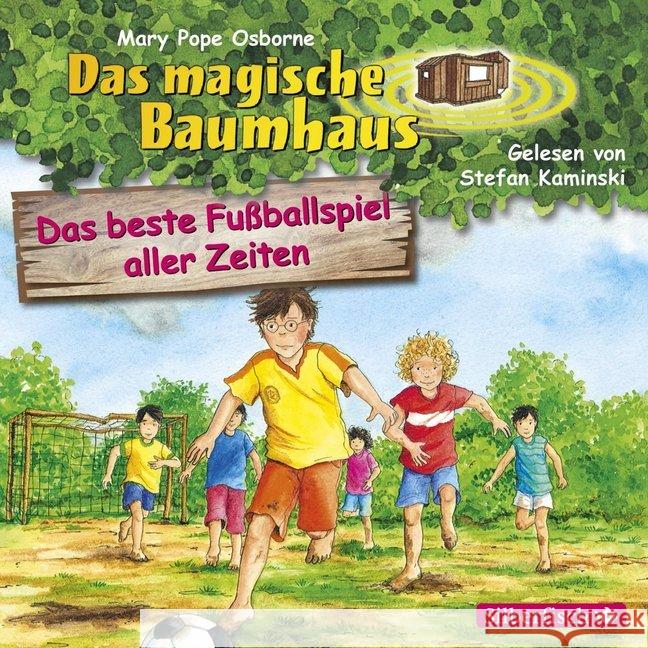 Das magische Baumhaus - Das beste Fußballspiel aller Zeiten, 1 Audio-CD : Gekürzte Ausgabe Osborne, Mary Pope 9783867427470 Silberfisch - książka