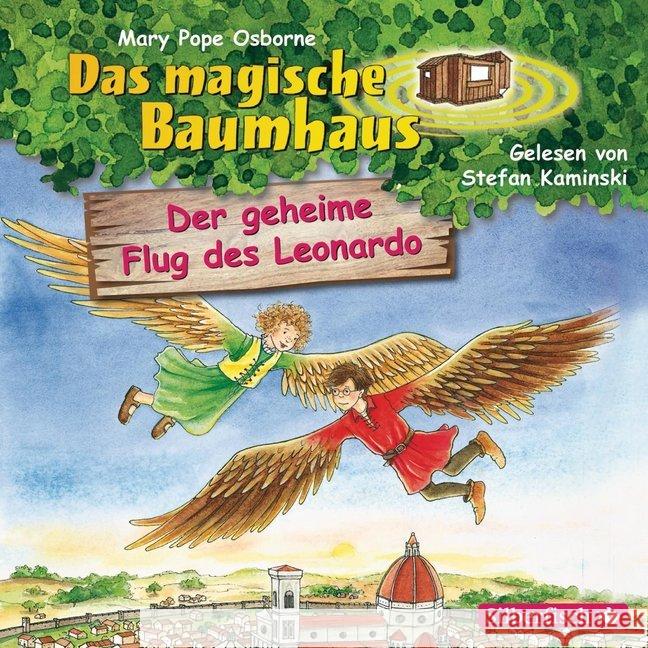 Das magische Baumhaus - Der geheime Flug des Leonardo, 1 Audio-CD : Gekürzte Ausgabe Osborne, Mary Pope 9783867427388 Silberfisch - książka