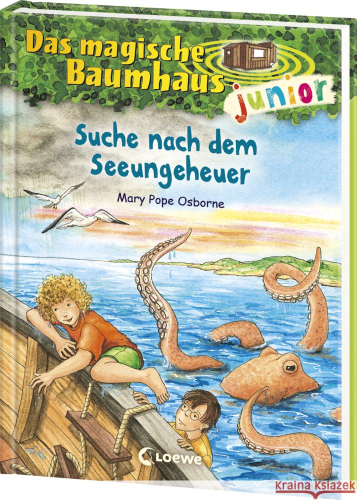 Das magische Baumhaus junior (Band 36) - Suche nach dem Seeungeheuer Osborne, Mary Pope 9783743216655 Loewe - książka