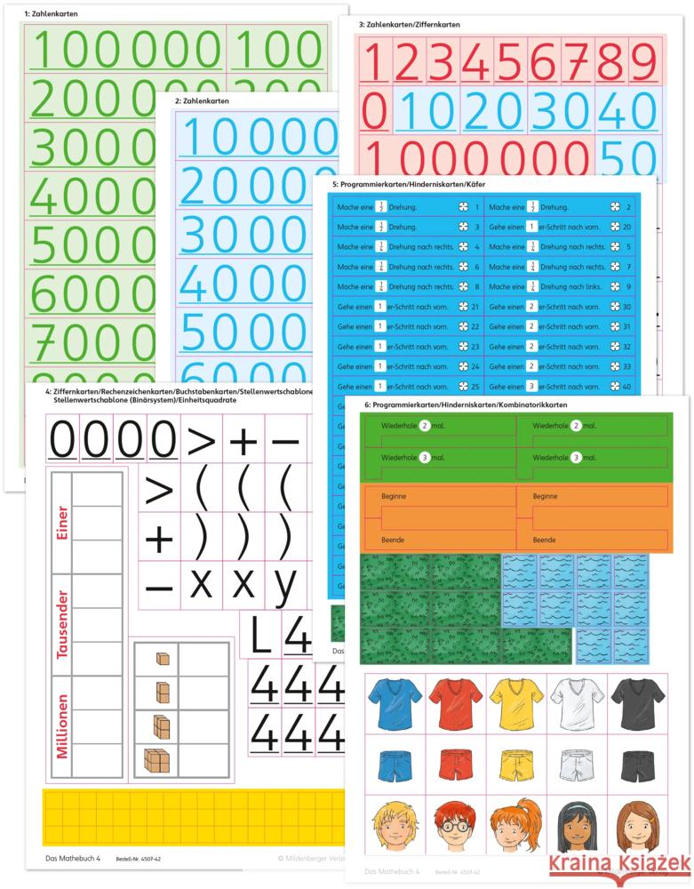 Das Mathebuch 4 Neubearbeitung - Arbeitsmaterial Höfling, Cathrin, Hufschmidt, Ulrike, Kolbe, Myriam 9783619457427 Mildenberger - książka