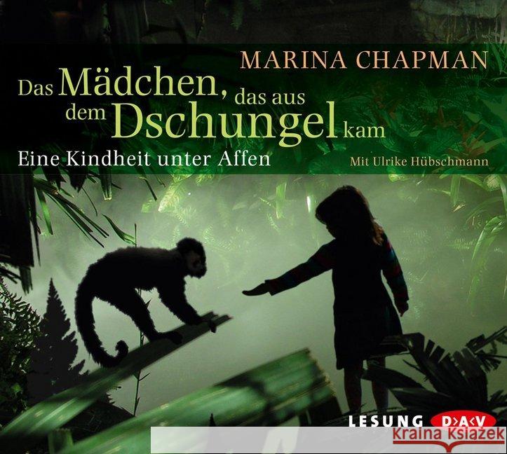 Das Mädchen, das aus dem Dschungel kam, 5 Audio-CDs : Eine Kindheit unter Affen. Lesung Chapman, Marina 9783862312788 Der Audio Verlag, DAV - książka