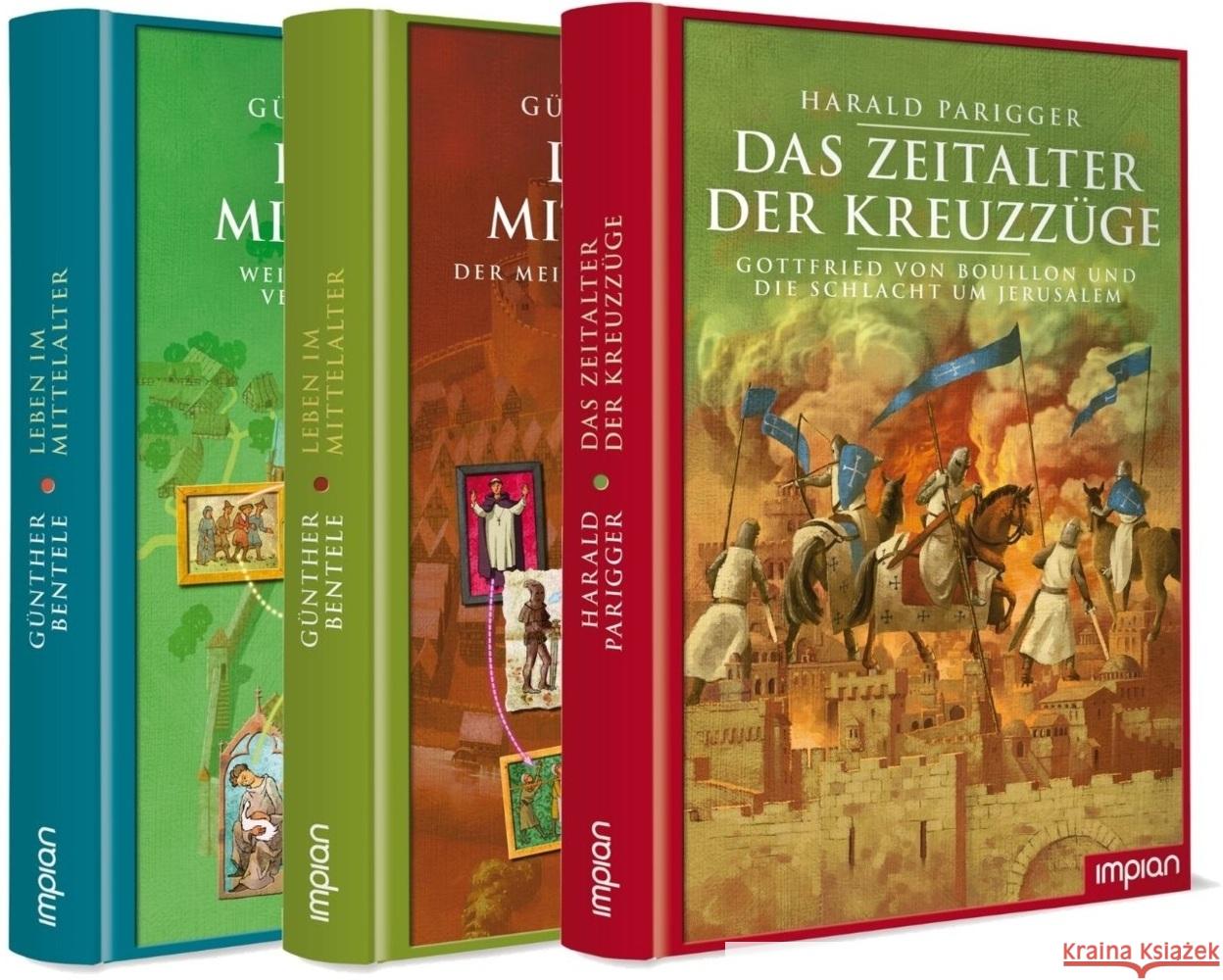 Das Mittelalter im Paket Bentele, Günther, Parigger, Harald 9783962690823 Impian GmbH - książka