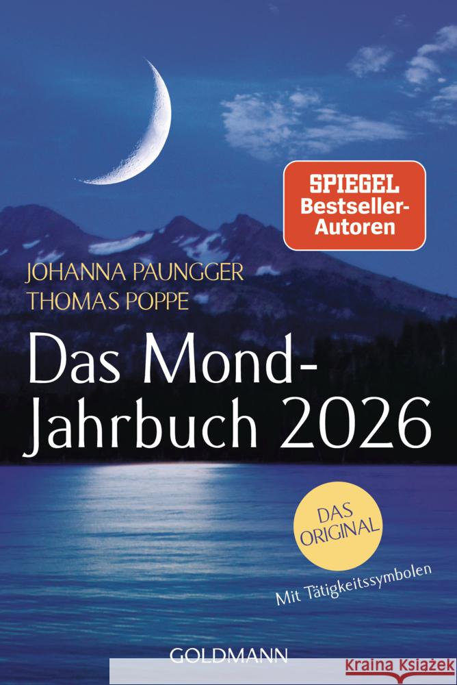 Das Mond-Jahrbuch 2026 Paungger, Johanna, Poppe, Thomas 9783442180462 Goldmann - książka