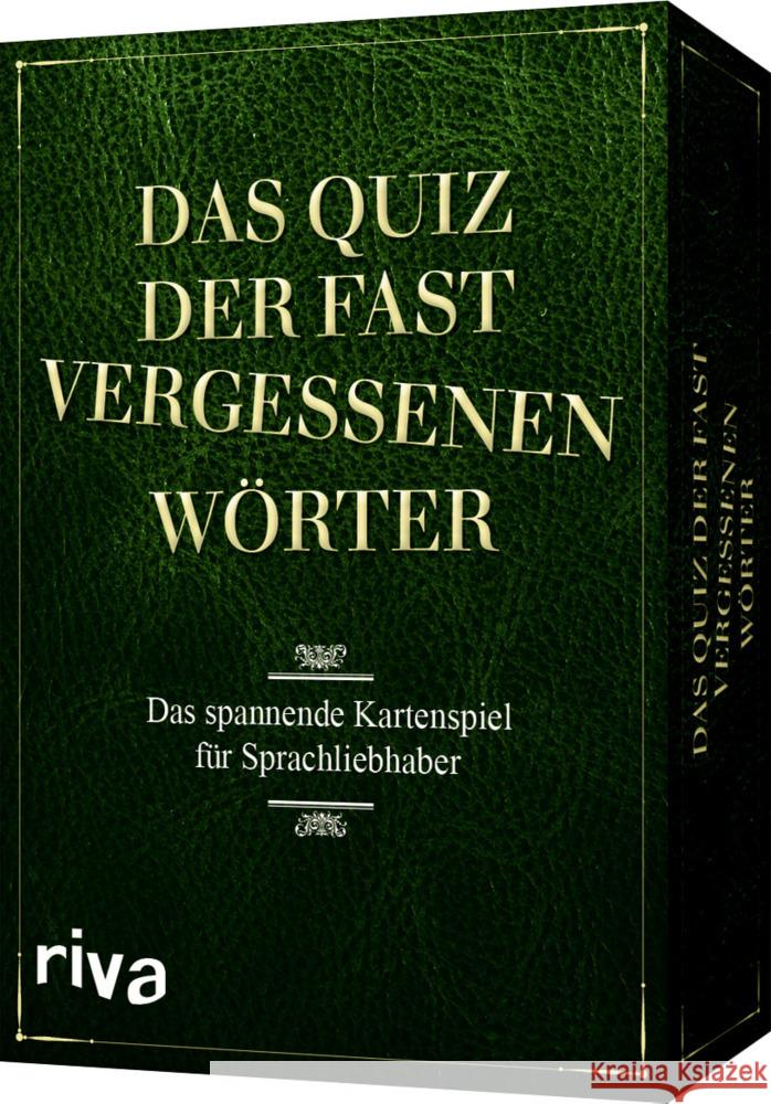 Das Quiz der fast vergessenen Wörter Cnyrim, Petra, Graf, Carolina 9783742316622 riva Verlag - książka