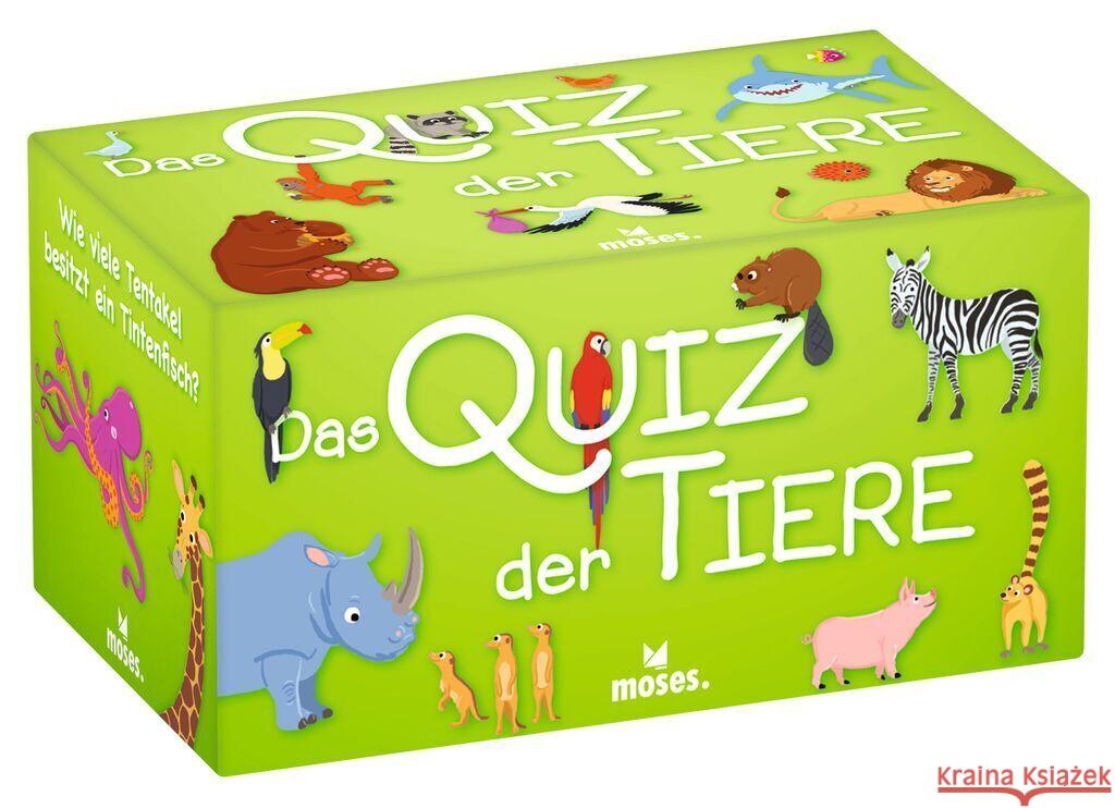 Das Quiz der Tiere (Spiel) Jakobowicz, Jean-Michel 4033477901538 moses. Verlag - książka