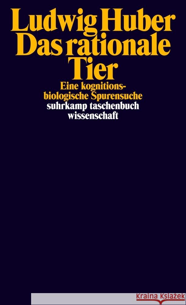 Das rationale Tier Huber, Ludwig 9783518300121 Suhrkamp - książka