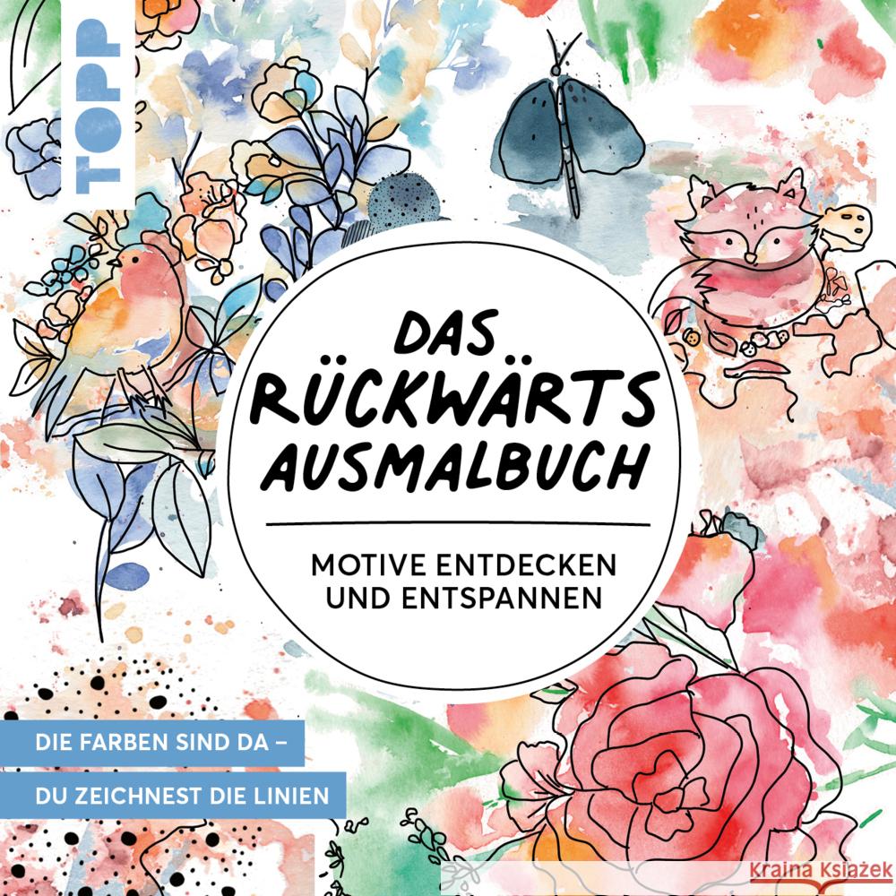 Das Rückwärts-Ausmalbuch Nied, Heinke 9783772446818 Frech - książka