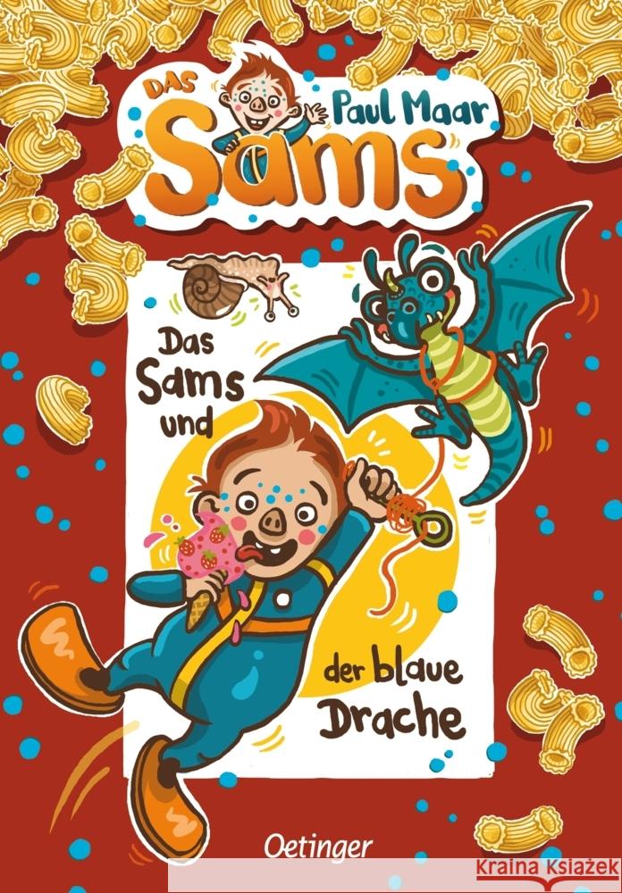 Das Sams 10. Das Sams und der blaue Drache Maar, Paul 9783751202619 Oetinger - książka