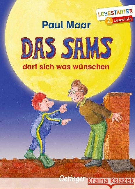 Das Sams darf sich was wünschen : 2. Lesestufe Maar, Paul 9783789113970 Oetinger - książka