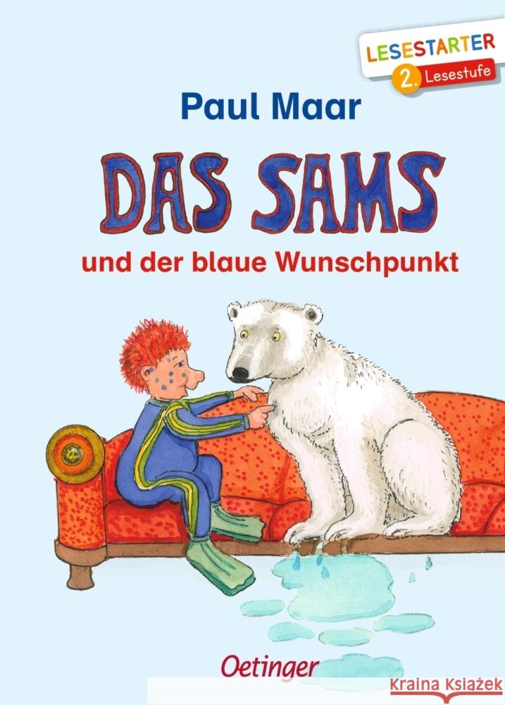 Das Sams und der blaue Wunschpunkt Maar, Paul 9783751200585 Oetinger - książka