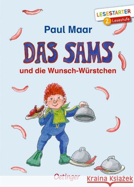 Das Sams und die Wunsch-Würstchen : 2. Lesetufe Krüss, James 9783789111020 Oetinger - książka