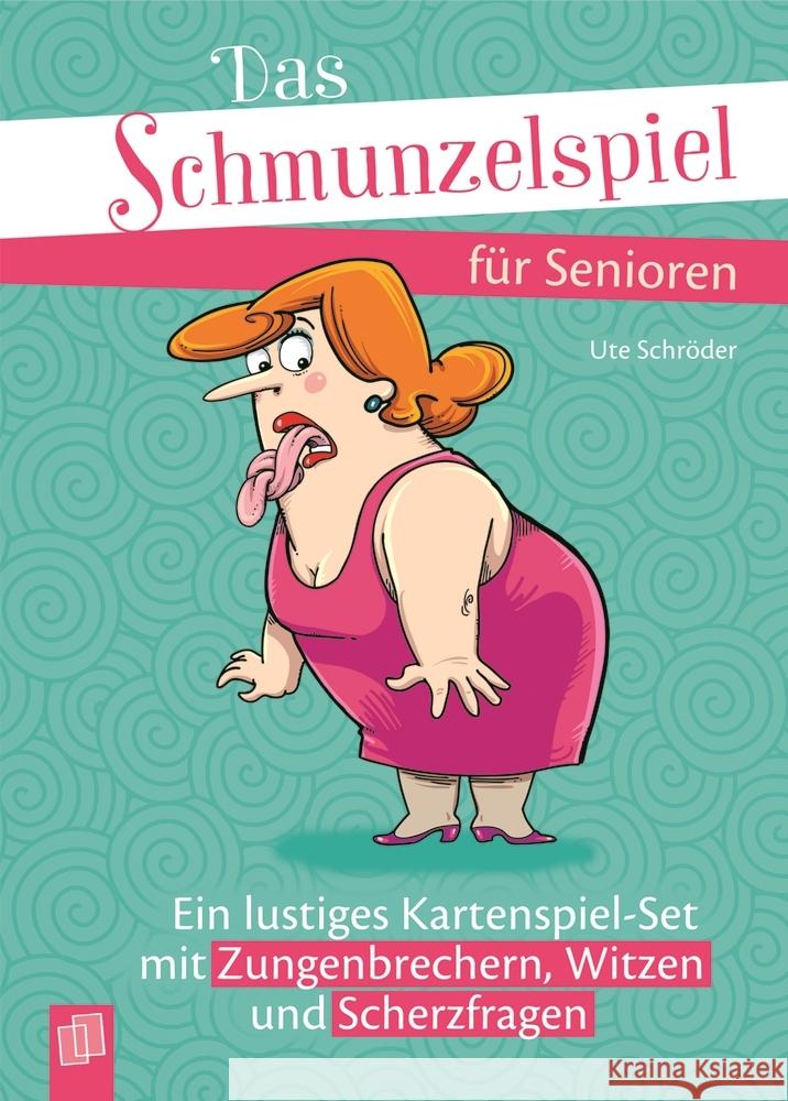 Das Schmunzelspiel für Senioren (Kartenspiel) : Ein lustiges Kartenspiel-Set mit Zungenbrechern, Witzen und Scherzfragen Schröder, Ute 9783834642622 Verlag an der Ruhr - książka