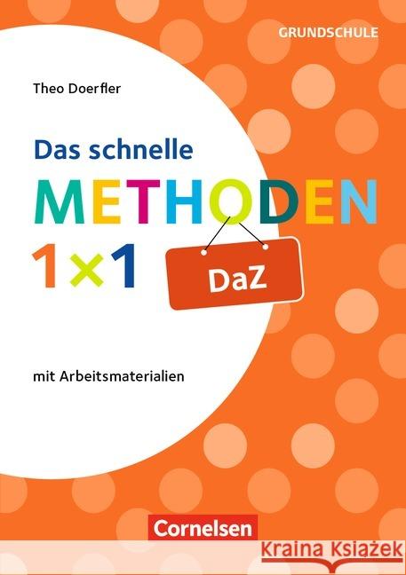 Das schnelle Methoden-1x1 DaZ : mit Arbeitsmaterialien Doerfler, Theodor 9783589159109 Cornelsen Verlag Scriptor - książka