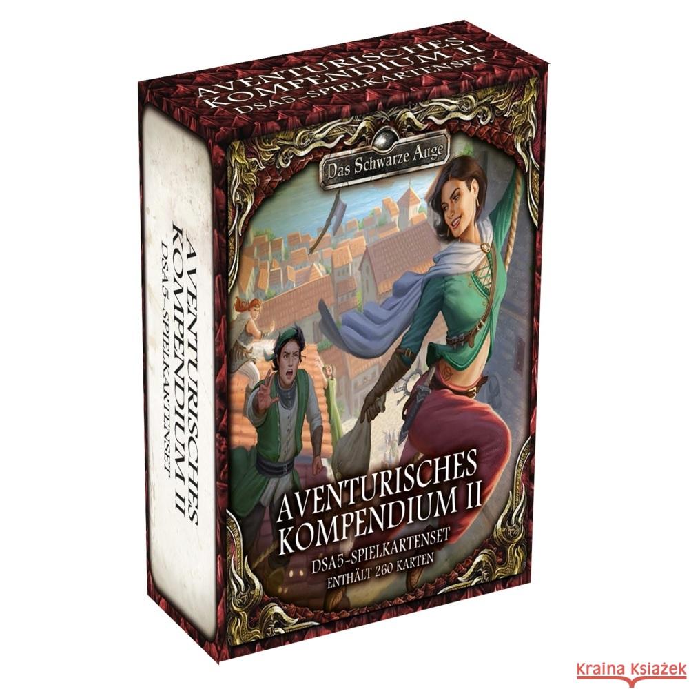 Das Schwarze Auge, Aventurisches Kompendium. DSA5 - Spielkartenset. Tl.2 Spohr, Alex 4260630772845 Ulisses Spiele - książka