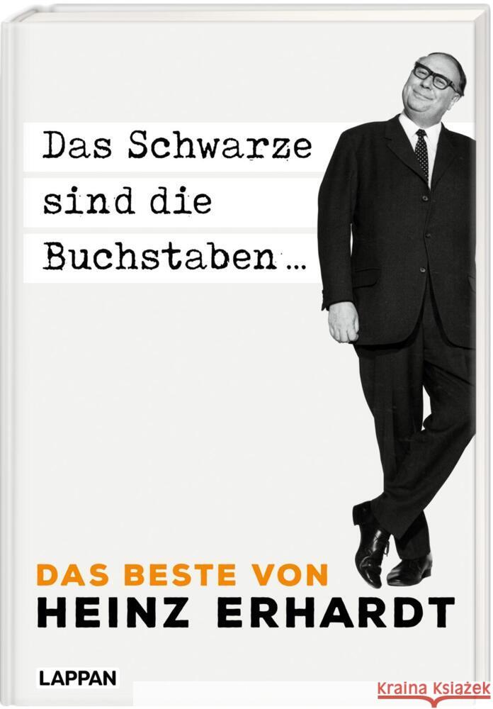 Das Schwarze sind die Buchstaben - Das Beste von Heinz Erhardt Erhardt, Heinz 9783830336303 Lappan Verlag - książka