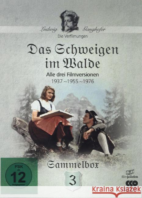 Das Schweigen im Walde (1937, 1955, 1976), 3 DVDs  4042564155761 Filmjuwelen - książka