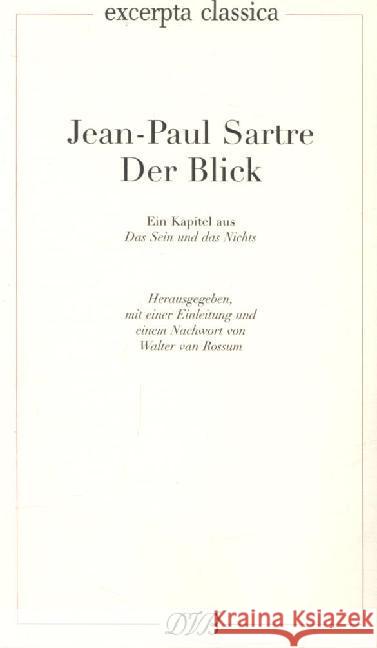 Das Sein Und Das Nichts Jean-Paul Sartre 9783871620126 Koch, Neff & Oetinger & Co - książka