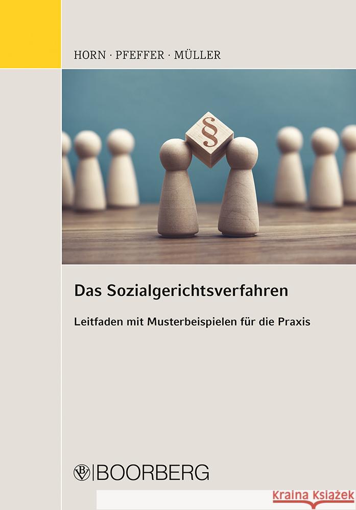 Das Sozialgerichtsverfahren Horn, Robert, Pfeffer, Julia, Müller, Henning 9783415075702 Richard Boorberg Verlag - książka