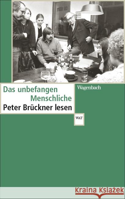 Das unbefangen Menschliche  9783803128485 Wagenbach - książka