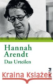 Das Urteilen Arendt, Hannah 9783492274906 PIPER - książka