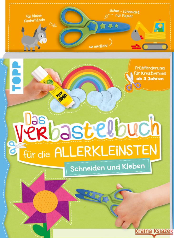 Das Verbastelbuch für die Allerkleinsten. Schneiden und Kleben. Mit Schere Schwab, Ursula 9783735890993 Frech - książka