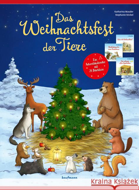 Das Weihnachtsfest der Tiere Mauder, Katharina 9783780618313 Kaufmann - książka