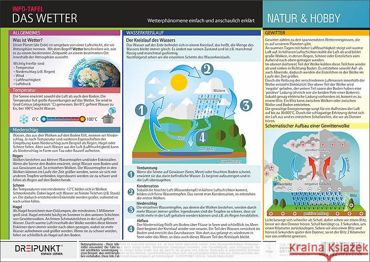 Das Wetter Schulze Media GmbH 9783864487415 Dreipunkt Verlag - książka